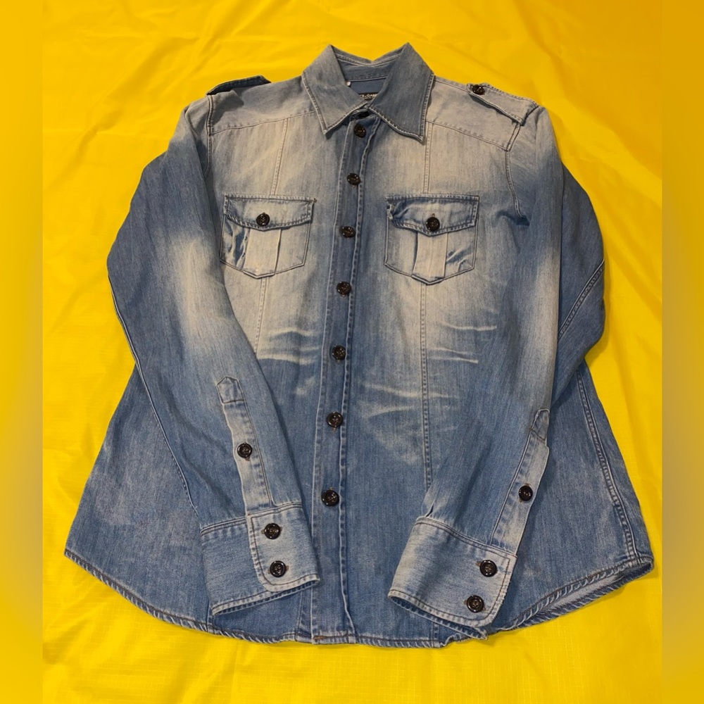 DOLCE & GABBANA® ultra sexy western denim shirt (17)